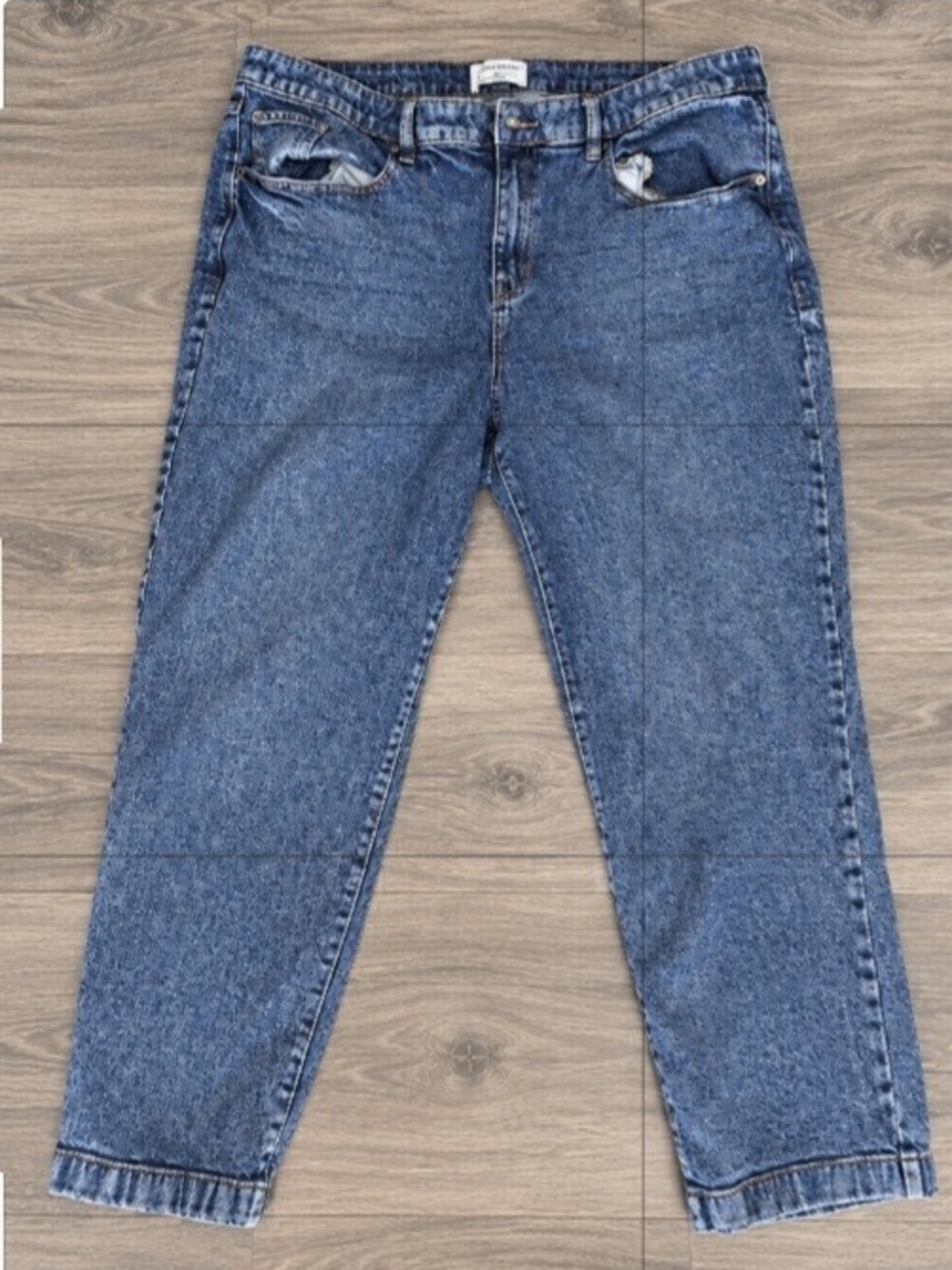 Lane Bryant Size 18 Slim Straight Ankle Jeans Medium Was